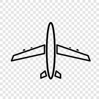 Flugzeug, Flug symbol