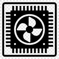 air conditioning, fan, compressor, fan clutch icon svg