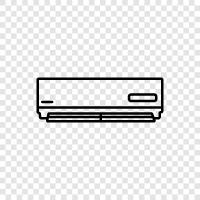 air conditioning, heater, repair, replacement icon svg