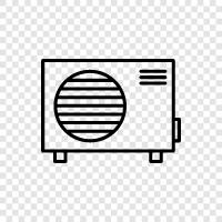 air conditioning, central air conditioning, portable air conditioning, home air conditioning icon svg