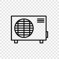 Klimaanlage, Kühlung, Luftfeuchtigkeit, Heizung symbol