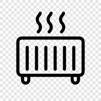 air conditioning, central heating, furnaces, heat pumps icon svg