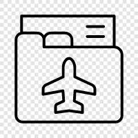 Air Traffic Control, Flight Planning, Air Travel, Plane Tracking icon svg