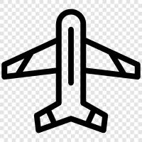 Flugreisen, Luftfahrt, Fliegen, Flugzeuge symbol