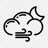 air, gusts, breeze, windchill icon svg