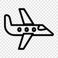 Flugzeug, Fluggesellschaft, Flug, Pilot symbol