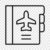 Aircraft Operating Manual, Aircraft Maintenance Manual, Aircraft Owners Manual, Plane Manual icon svg