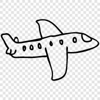 aircraft, flying, mode, mode of transportation icon svg