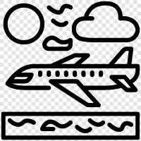 aircraft, airplane, flying, take off icon svg