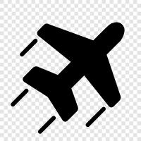 Flugzeug, fliegen, kommerzielle, Passagier symbol