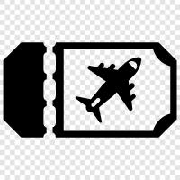 airfare, air travel, airline, tickets icon svg