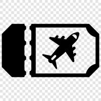 airfare, air travel, Fluggesellschaft, Tickets symbol