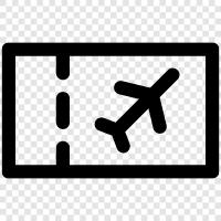 airfare, airline, tickets, travel icon svg