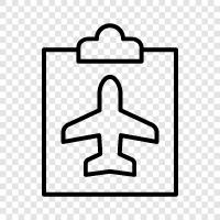 Airline, Flight Status, Plane, Flight Route icon svg