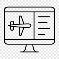 airline, airfare, flight schedule, airline tickets icon svg