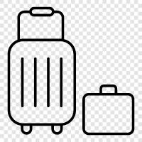 airline, luggage, bag, suitcase icon svg