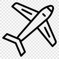 airline, flying, take off, landing icon svg