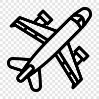airplane, jet, flying, aviation icon svg