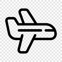 airplane, flying, flying machine, airplane manufacturer icon svg