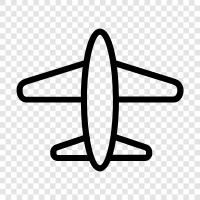 Flugzeug, Fliegen, Aufzug, Start symbol