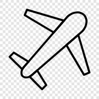 airplane, flying, travel, vacation icon svg