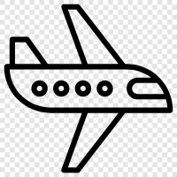 Flugzeug, Fliegen, Reisen, Flugtarif symbol