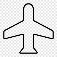 airplane, mode, flight, control icon svg