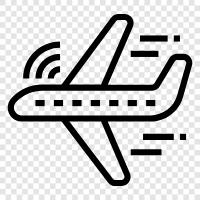 uçak, uçak yolculuğu, uçuş, uçakla uçmak ikon svg