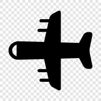 Flugzeug, fliegen, fliegende Maschine, Flugzeugreise symbol