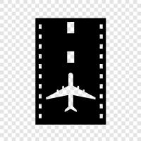 airplane traffic, runway, airplane accidents, Airplane runway icon svg