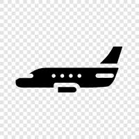 airplane, flying, take off, landing icon svg