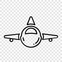 airplane, air travel, flying, take off icon svg