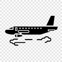 airplane, flying, flying machine, airplane parts icon svg