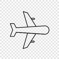 airplane, flying, aviation icon svg