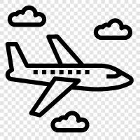 airplane, flying, travel, vacation icon svg