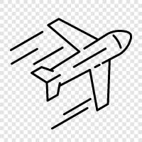 airplane, flying, travel, vacation icon svg