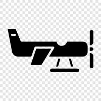 Flugzeug, fliegen, fliegende Maschine, Flugzeug reisen symbol