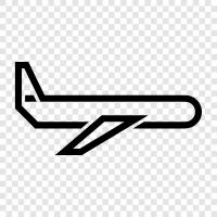 airplane, flying, Aviation icon svg