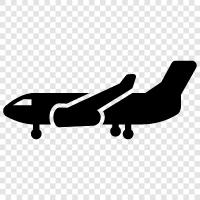 uçak, havacılık, uçan, hava uçağı ikon svg