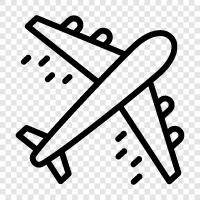 airplane, flying, Airways, transportation icon svg