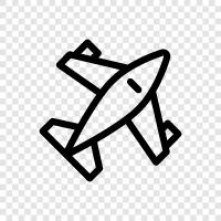 airplane, flying, take off, landing icon svg