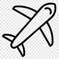 airplane, flying, air travel, aviation icon svg