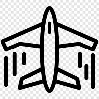 airplane, flying, take off, landing icon svg