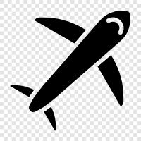 airplane, flying, take off, landing icon svg