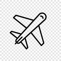 airplane, flying, airline, travel icon svg