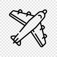 airplane, aviation, airplane travel, flying icon svg