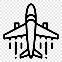 airplane, aeroplane, flying, take off icon svg