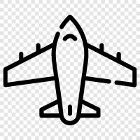 airplane, flying, wings icon svg