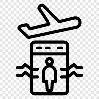 Airplane, Flying, Vacation, Adventure icon svg