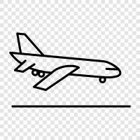 airport, takeoff, landing, aircraft icon svg